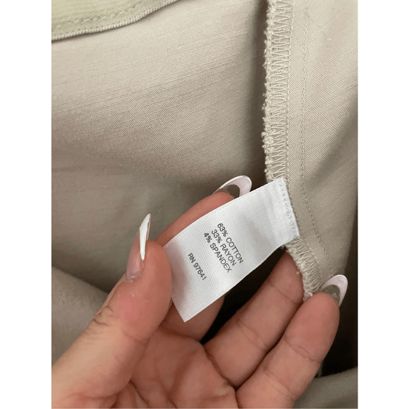 J.Jill Women's Oatmeal Career Neutral Work Stretchy Pencil Plus Size Skirt SZ 16 - Picture 5 of 7